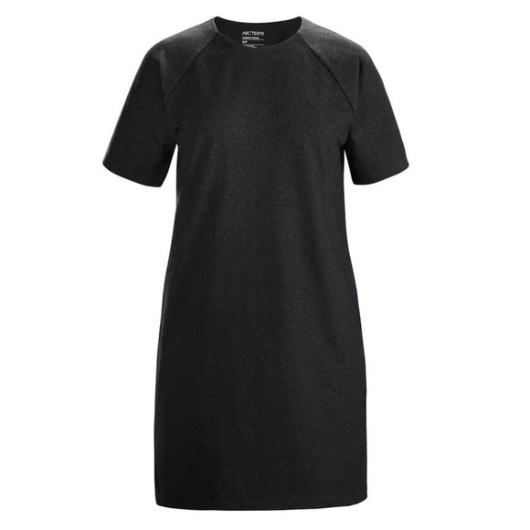 Arc'teryx Dresses & Skirts - Arc'teryx Momenta Dress / Small / Black Heather Short Sleeve Shirt Relaxed